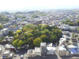 駅前ホテルから西南