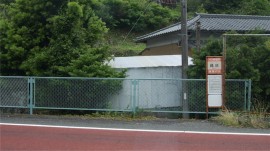 国道バス停