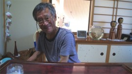 ご自宅にて笹本氏