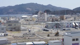 山田町役場屋上より